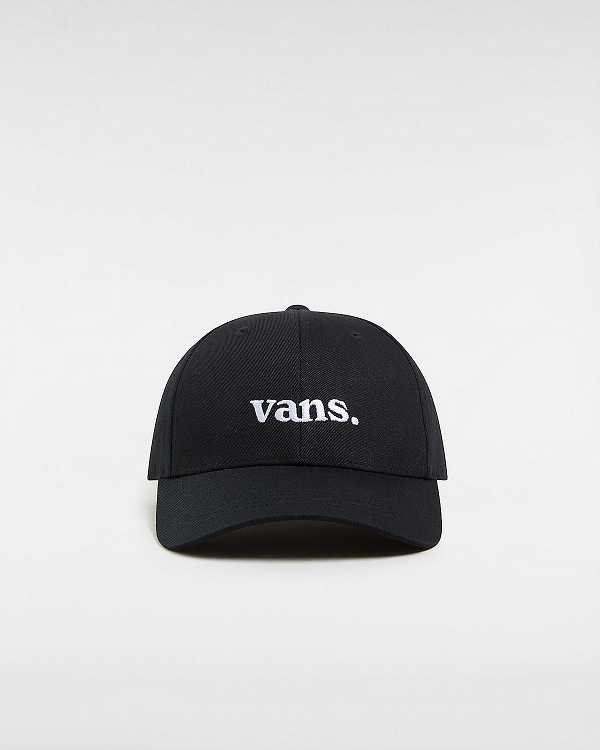 Black Unisex Vans 66 Structured Jockey Hats NZ | VN8421593