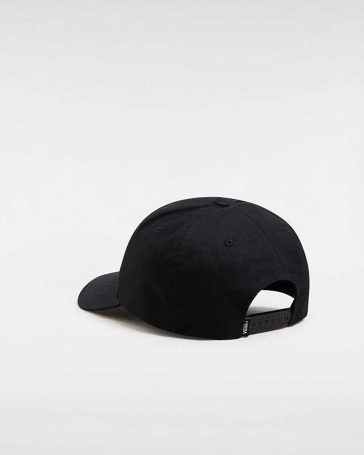 Black Unisex Vans 66 Structured Jockey Hats NZ | VN8421593