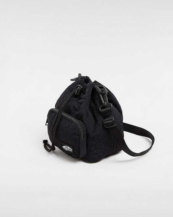 Black Unisex Vans ABD Crossbody Bag NZ | VN7538042