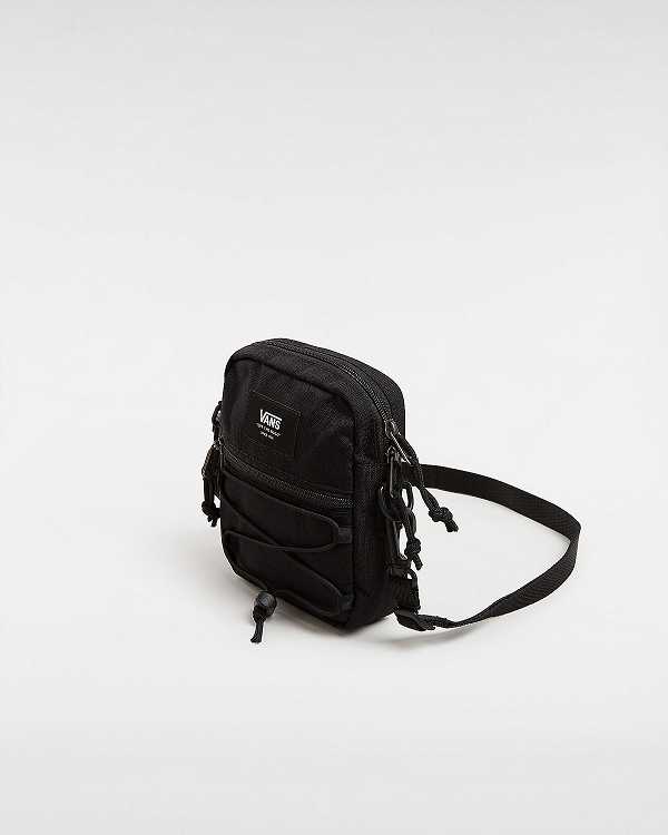 Black Unisex Vans Bail Shoulder Bag NZ | VN9237046