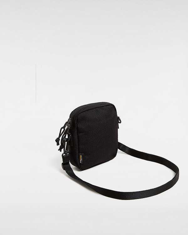 Black Unisex Vans Bail Shoulder Bag NZ | VN9237046