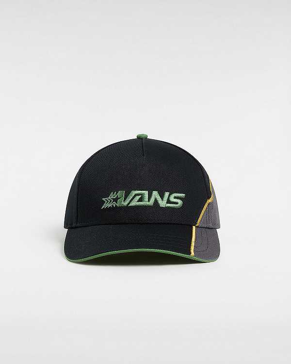 Black Unisex Vans Classic Strapback Hats NZ | VN8413906