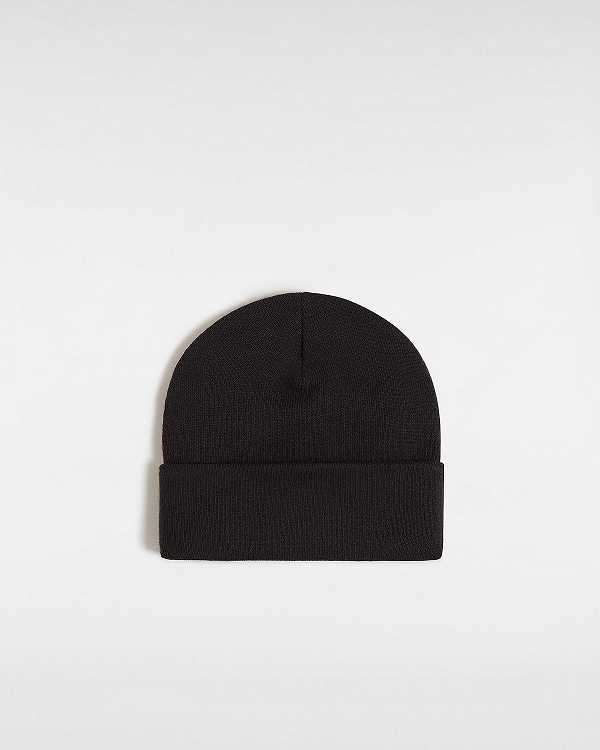 Black Unisex Vans Classic Tall Cuff Beanie NZ | VN8209514