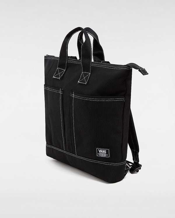 Black Unisex Vans Daily Backpacks NZ | VN2391674