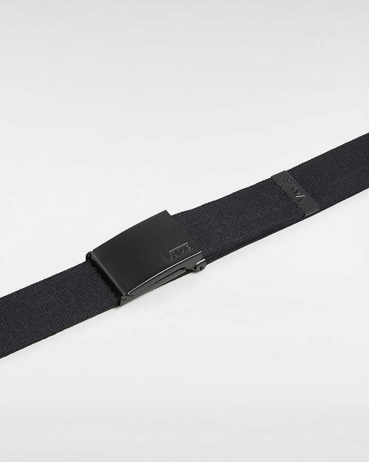 Black Unisex Vans Deppster Web Belts NZ | VN1257498