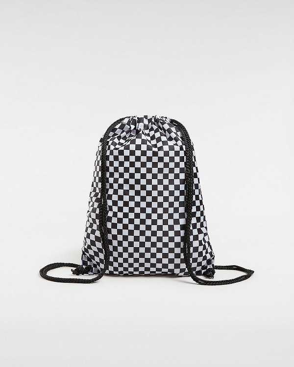 Black Unisex Vans Drawstring Crossbody Bag NZ | VN2973654