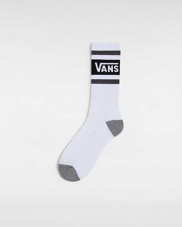 Black Unisex Vans Drop Crew (1 Pair) Socks NZ | VN2816705