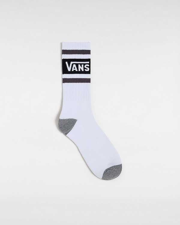 Black Unisex Vans Drop Crew (1 Pair) Socks NZ | VN2816705