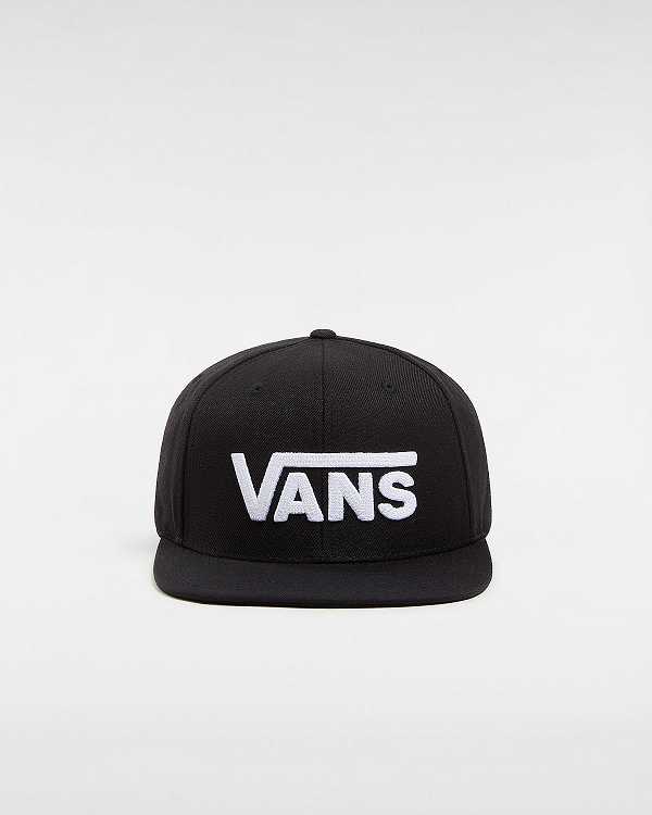 Black Unisex Vans Drop V Hats NZ | VN0527316