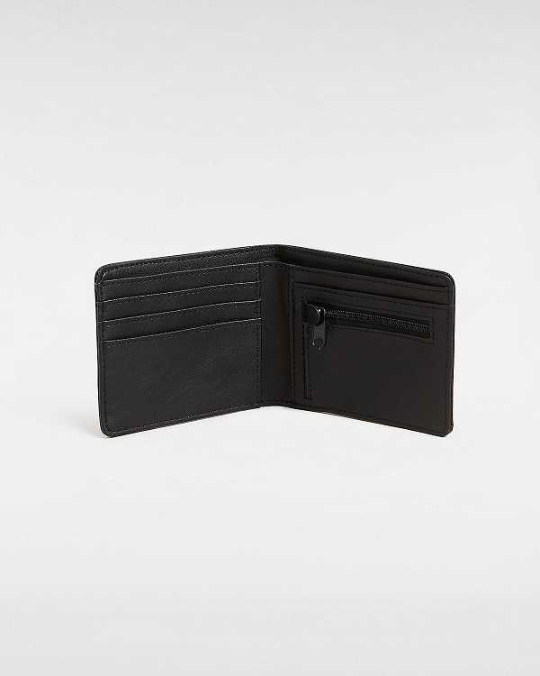 Black Unisex Vans Drop V Wallet NZ | VN2360478