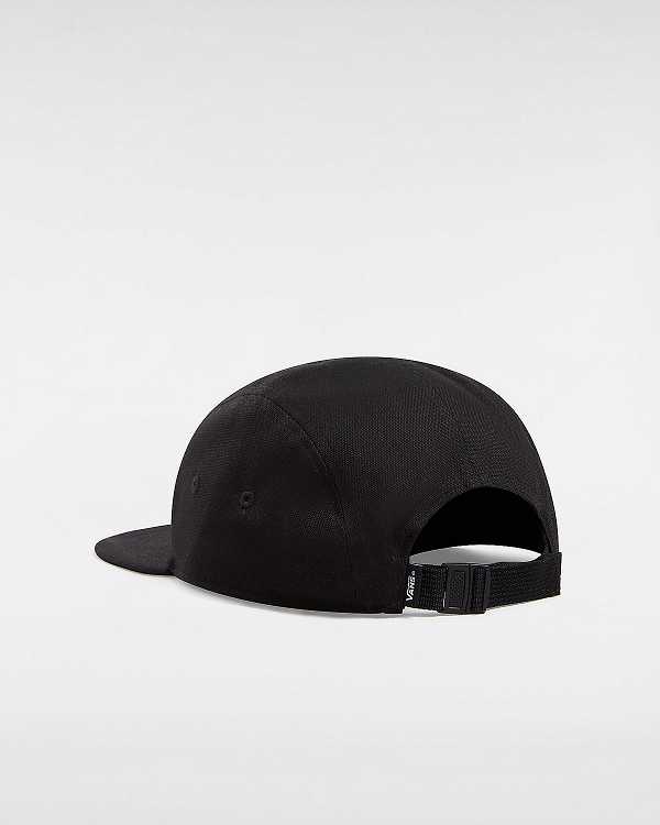 Black Unisex Vans Easy Patch Camper Hats NZ | VN9748123