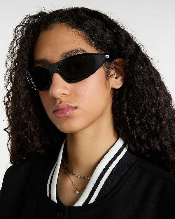 Black Unisex Vans Felix Sunglasses NZ | VN3541762