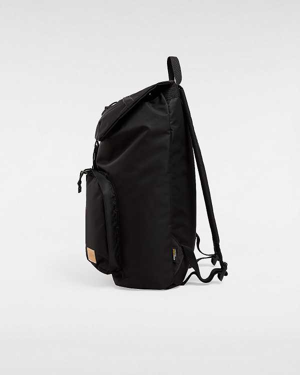 Black Unisex Vans Field Trippin Backpacks NZ | VN2735491