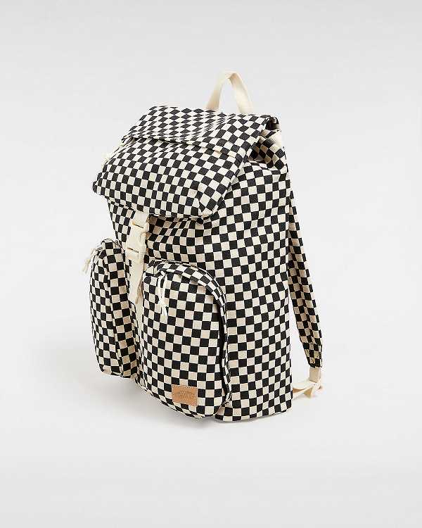 Black Unisex Vans Field Trippin Backpacks NZ | VN8276043