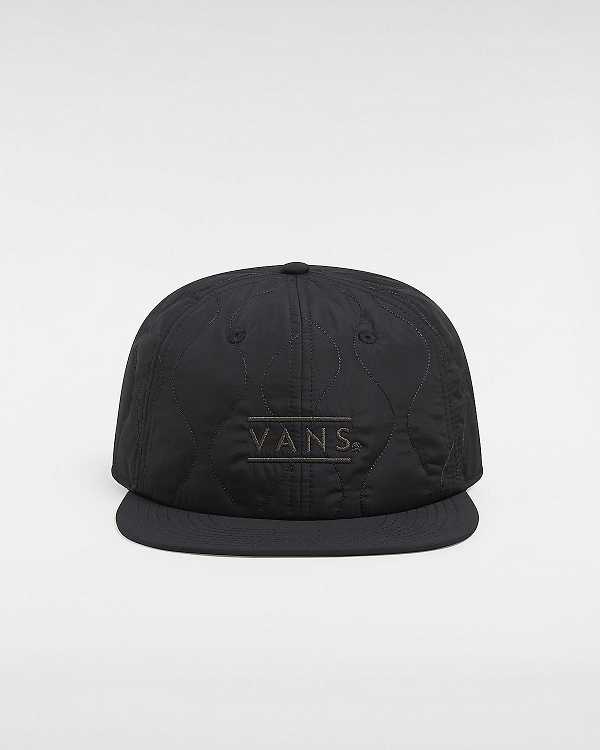 Black Unisex Vans Half Box Low Unstructured Hats NZ | VN4189075