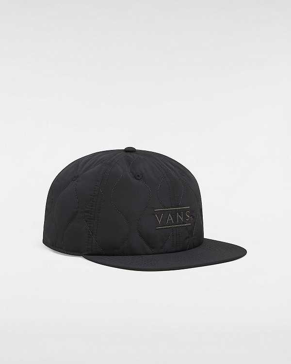 Black Unisex Vans Half Box Low Unstructured Hats NZ | VN4189075