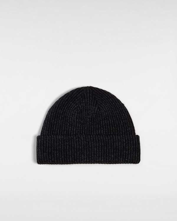 Black Unisex Vans Hamlin Cuff Beanie NZ | VN4259763