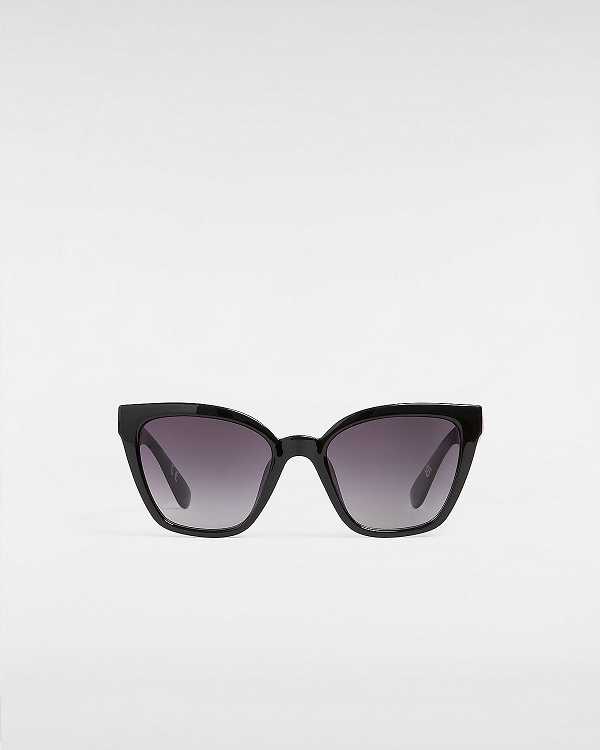 Black Unisex Vans Hip Cat Sunglasses NZ | VN6591374