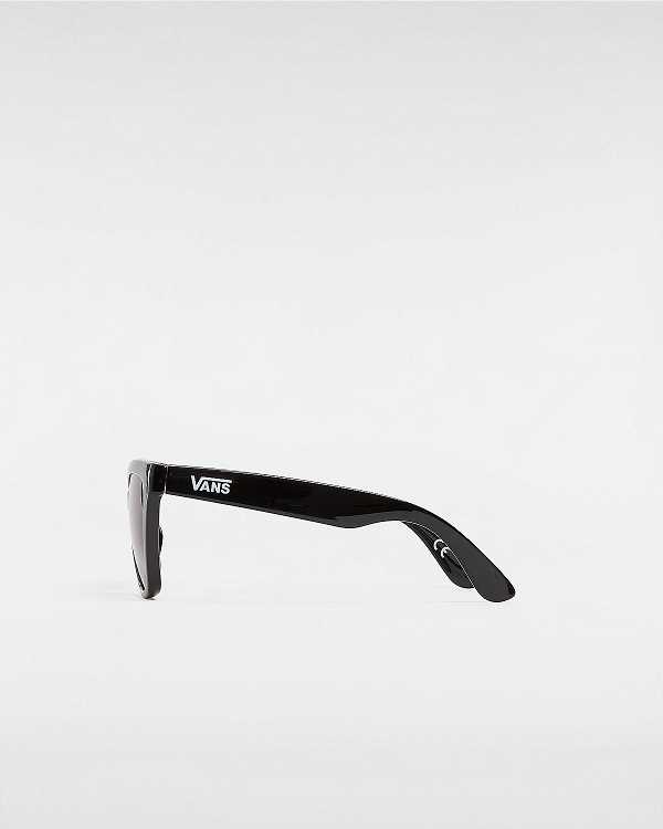 Black Unisex Vans Hip Cat Sunglasses NZ | VN6591374