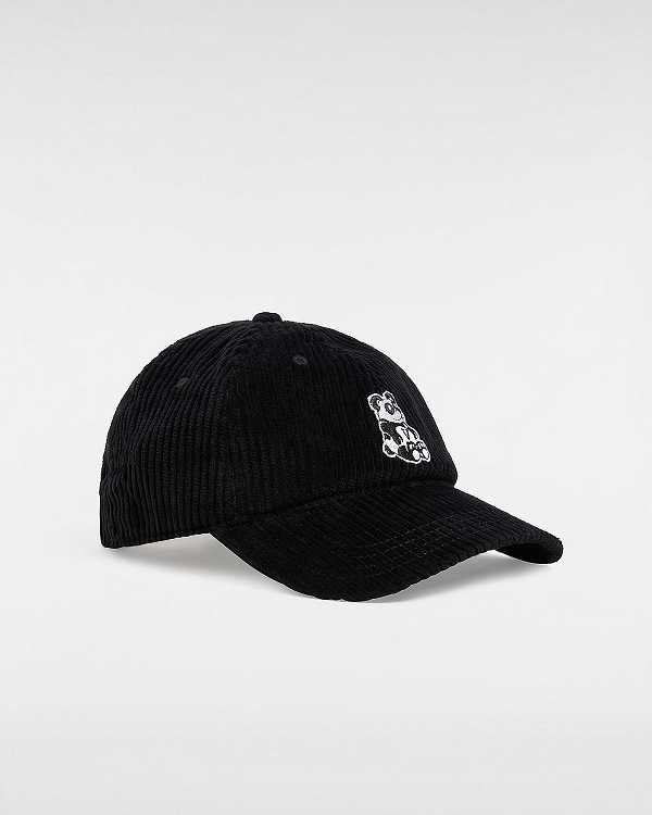 Black Unisex Vans Hosmer Curved Bill Hats NZ | VN8934612