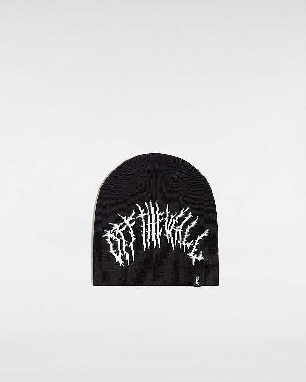 Black Unisex Vans Metal Blaze Beanie NZ | VN4259018