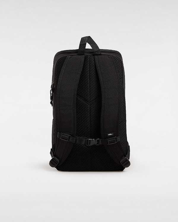 Black Unisex Vans Obstacle Backpacks NZ | VN0923475