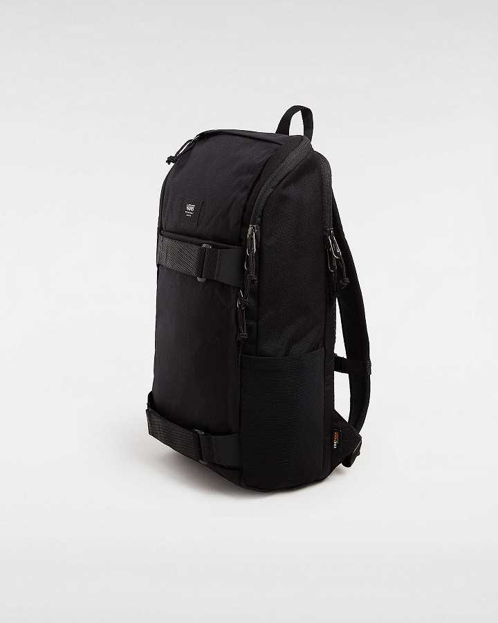 Black Unisex Vans Obstacle Backpacks NZ | VN0923475