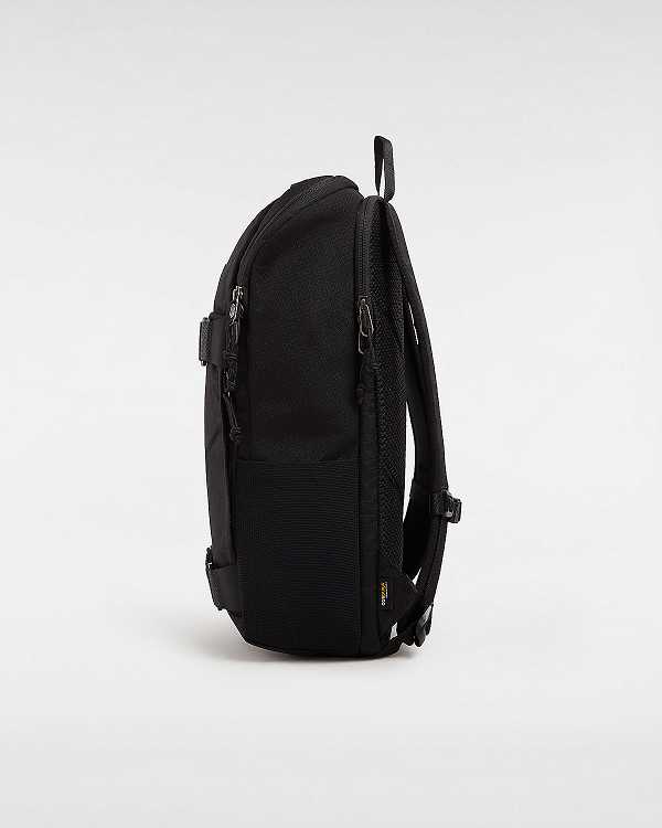 Black Unisex Vans Obstacle Backpacks NZ | VN0923475