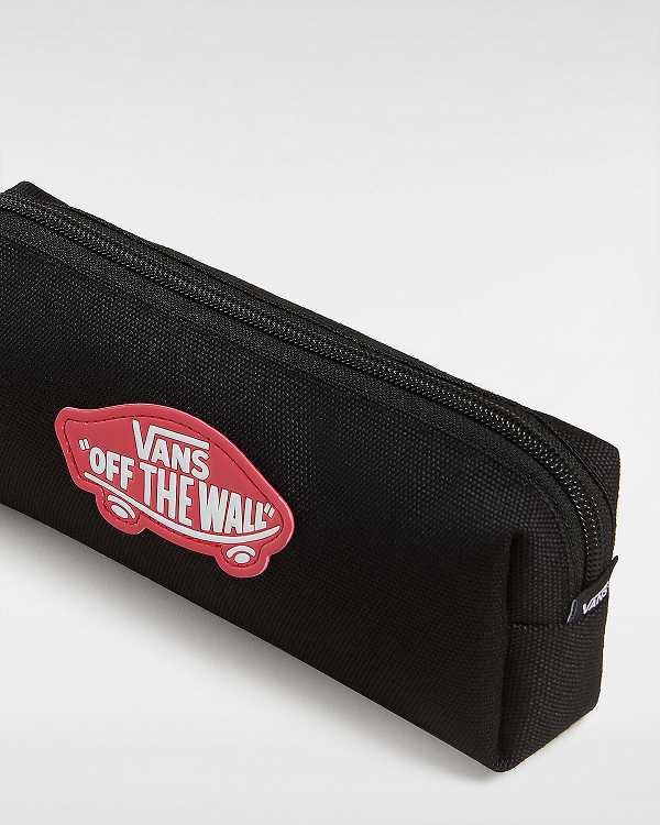 Black Unisex Vans Off The Wall Pencil Pouches NZ | VN1352678