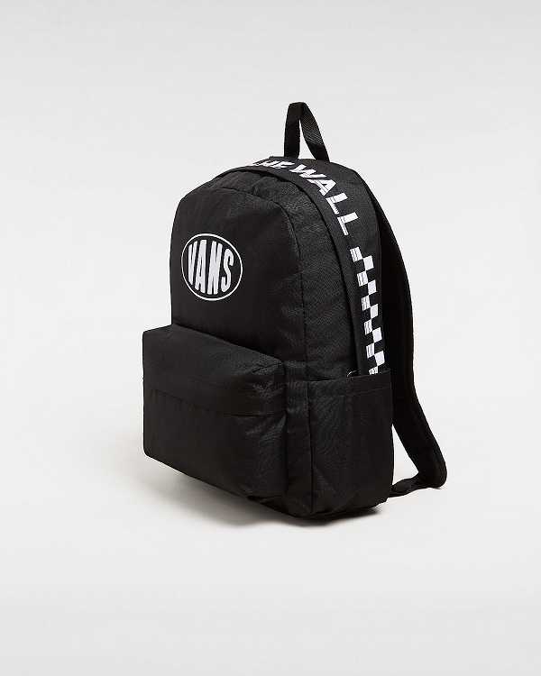 Black Unisex Vans Old Skool Backpacks NZ | VN3542891