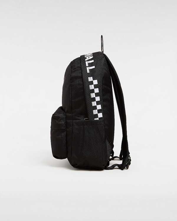 Black Unisex Vans Old Skool Backpacks NZ | VN3542891