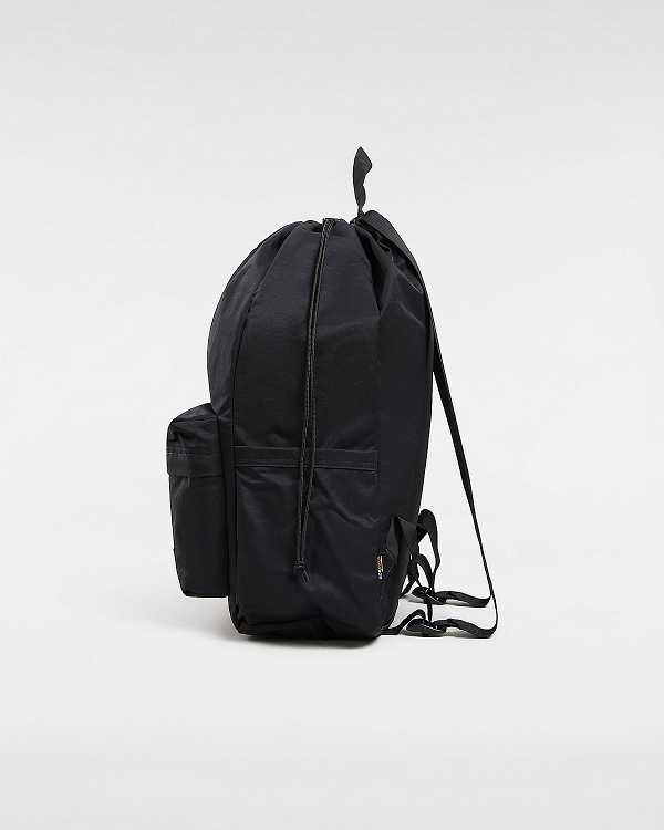 Black Unisex Vans Old Skool Cinch Backpacks NZ | VN7042893