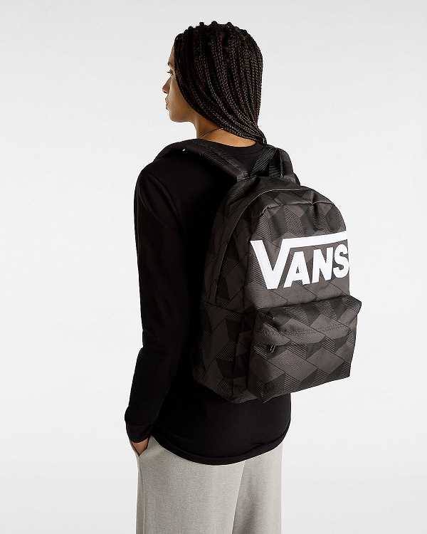 Black Unisex Vans Old Skool Drop V Backpacks NZ | VN4951362