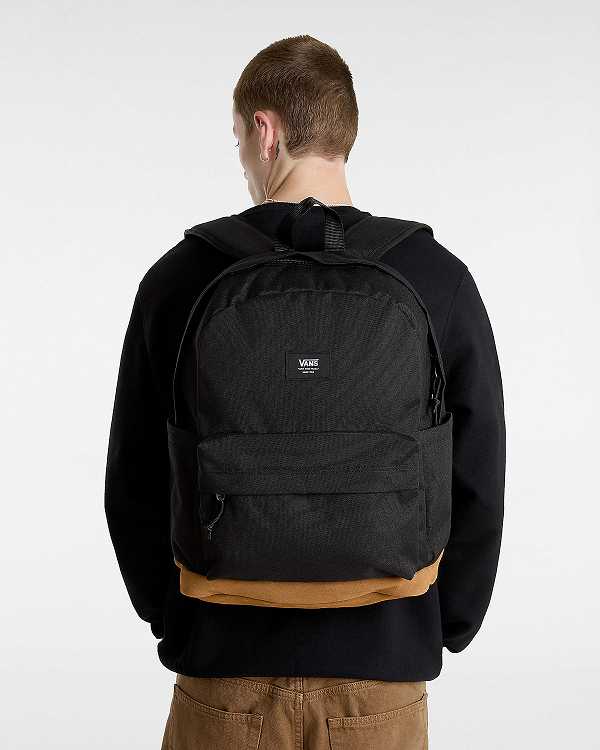 Black Unisex Vans Old Skool Sport Backpacks NZ | VN6789012