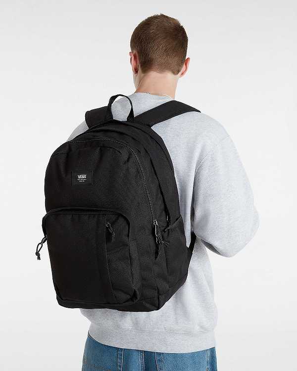 Black Unisex Vans Old Skool Trek Backpacks NZ | VN7510364