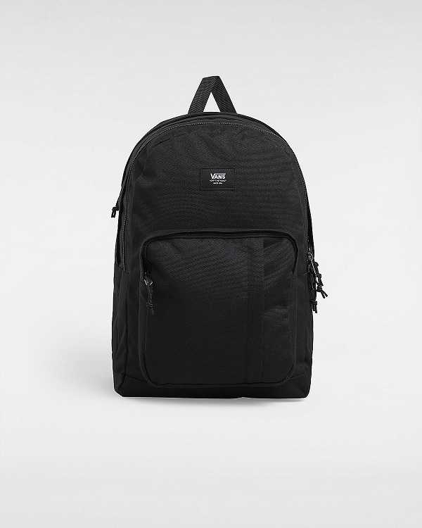 Black Unisex Vans Old Skool Trek Backpacks NZ | VN7510364