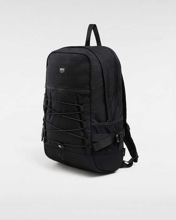 Black Unisex Vans Original Backpacks NZ | VN5081796