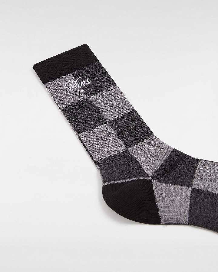 Black Unisex Vans Original Crew (1 Pair) Socks NZ | VN0174862