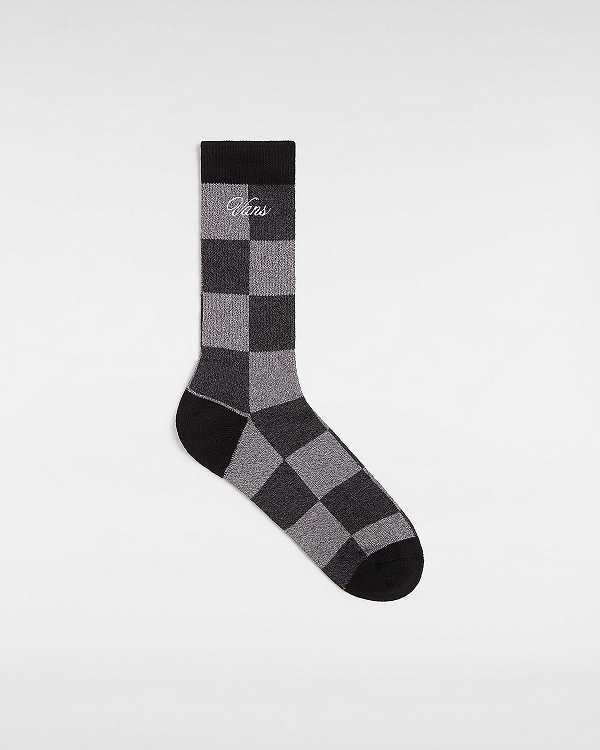 Black Unisex Vans Original Crew (1 Pair) Socks NZ | VN0174862