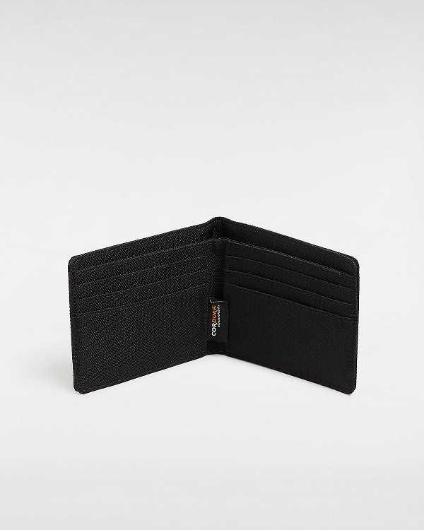 Black Unisex Vans Roats Wallet NZ | VN6192843