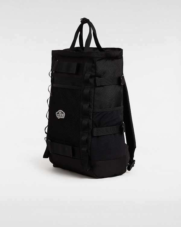 Black Unisex Vans Sherwin Backpacks NZ | VN4237801