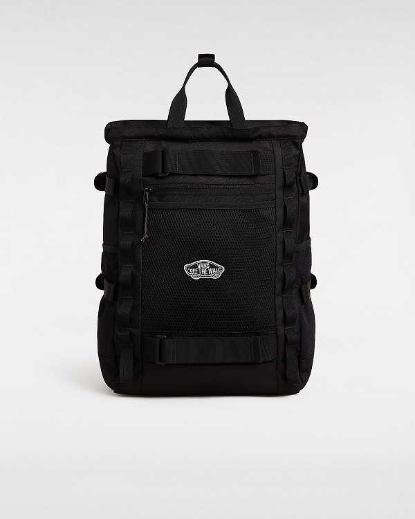 Black Unisex Vans Sherwin Backpacks NZ | VN4237801