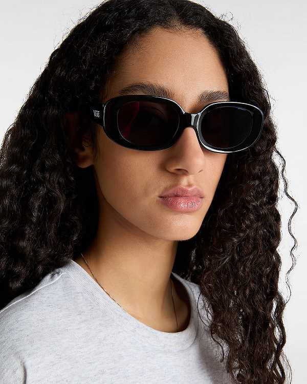 Black Unisex Vans Showstopper Sunglasses NZ | VN5924836