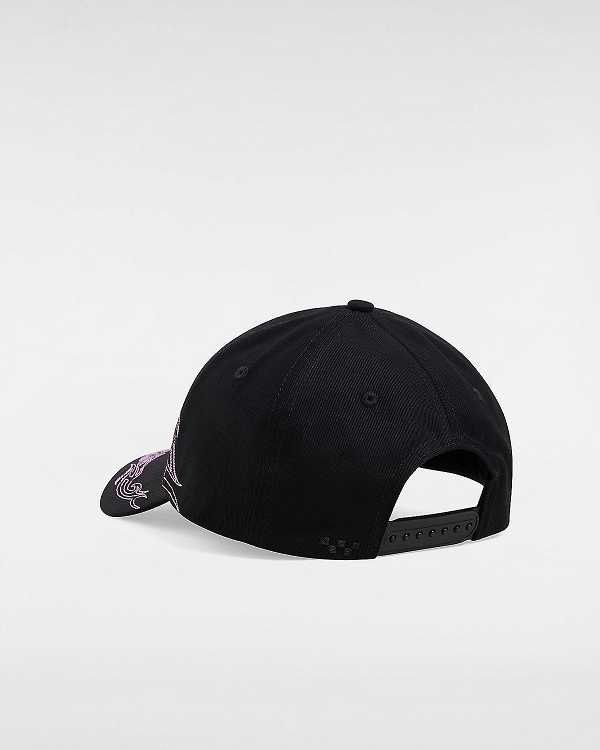 Black Unisex Vans Skate Tribe Structured Jockey Hats NZ | VN1203547