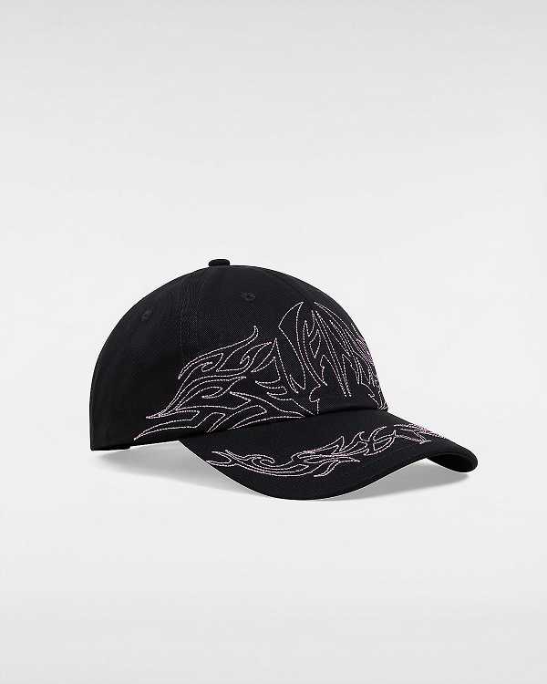 Black Unisex Vans Skate Tribe Structured Jockey Hats NZ | VN1203547