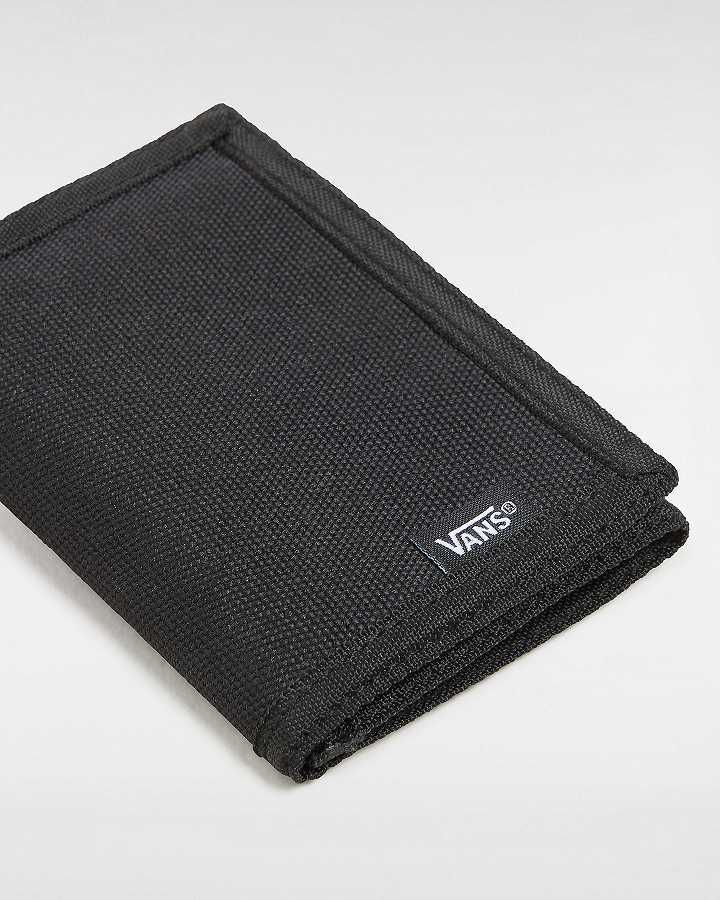 Black Unisex Vans Slipped Wallet NZ | VN0376921