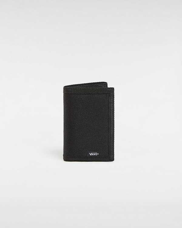 Black Unisex Vans Slipped Wallet NZ | VN0376921