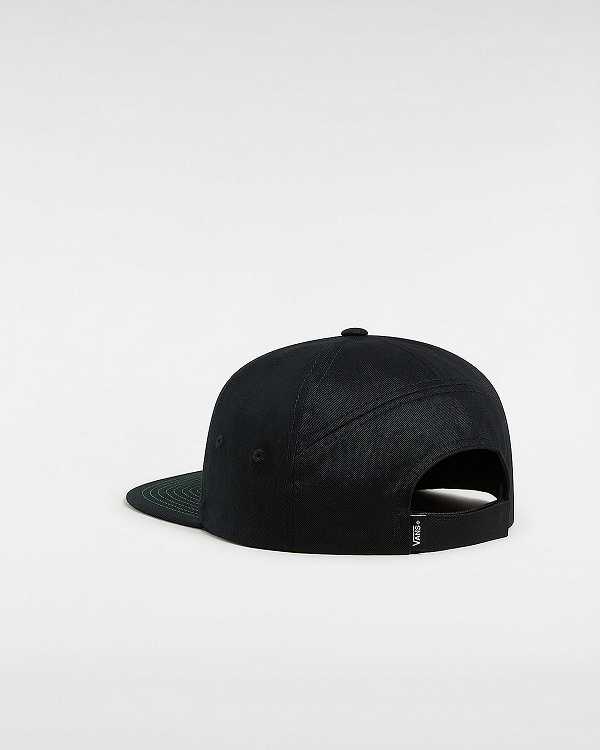 Black Unisex Vans Spray On Jockey Hats NZ | VN5213948