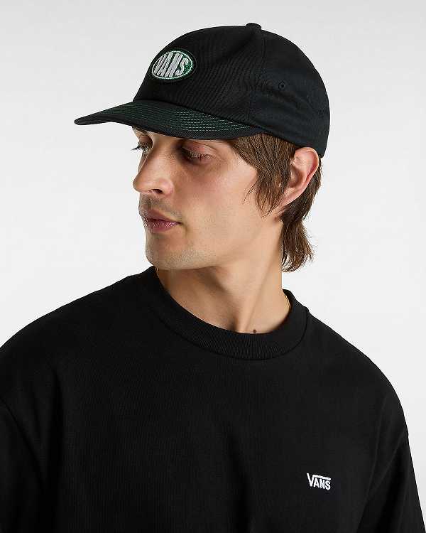 Black Unisex Vans Spray On Jockey Hats NZ | VN5213948