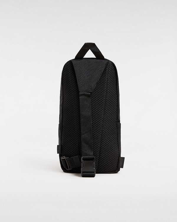 Black Unisex Vans Warp Crossbody Bag NZ | VN6804527